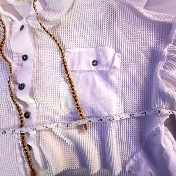 POL WhiteCropped thermal jacket NWOT - Picture 4 of 9